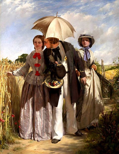 Showing A Preference by John Callcott Horsley